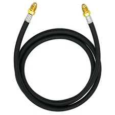 AGPtek Argon CO2 Flow Meter Regulator Hose, Mig Tig, UNF5/8,6.56ft with Inert Ga