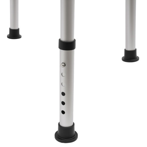 Height Adjustable Bath Seat Bedside Commode Toilet Chair Heavy Duty Adult Senior - Picture 18 of 23