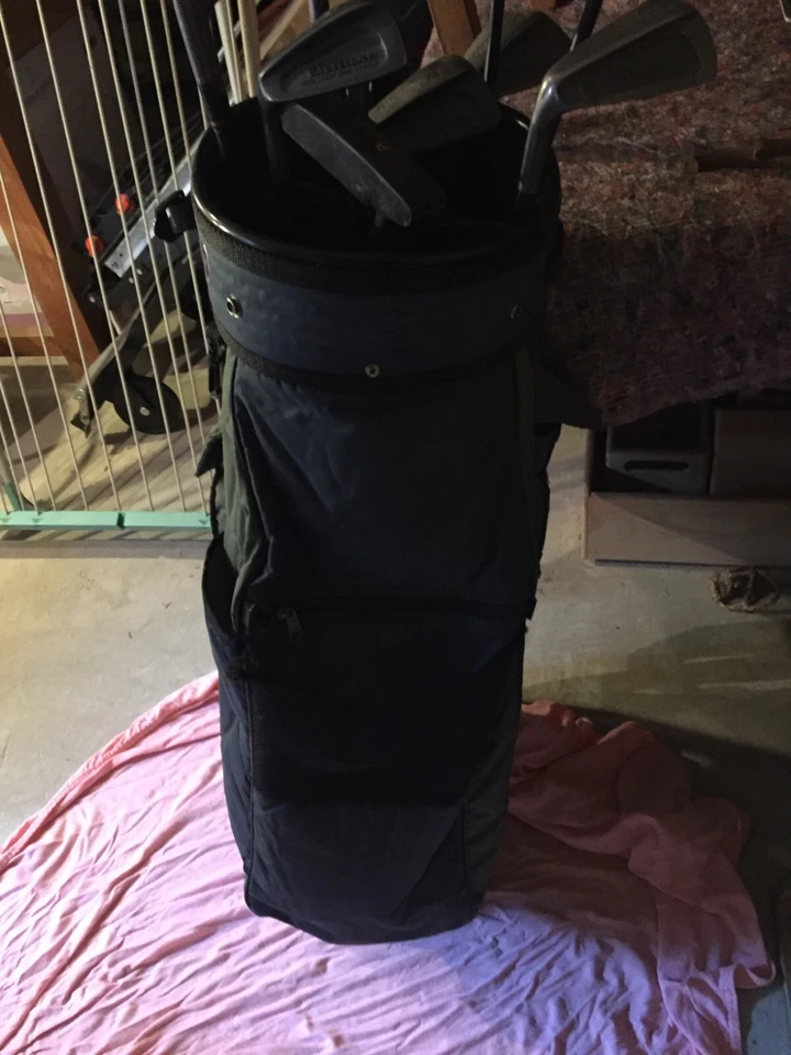 Golf-Rucksack + SPALDING Excellence-Pro King Series 210-8 Bälle-12 Schläger - Bild 3 von 4