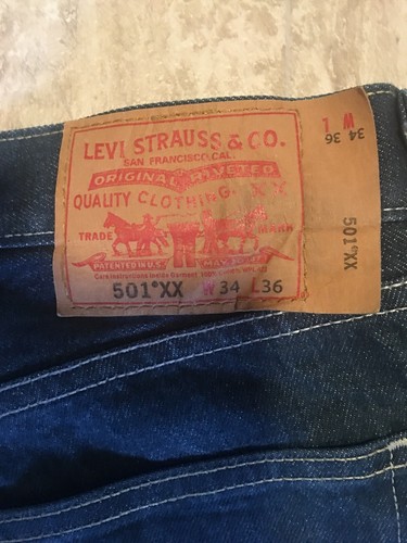 Levi 501 XX W34 L36 Vintage Messico - Foto 2 di 12