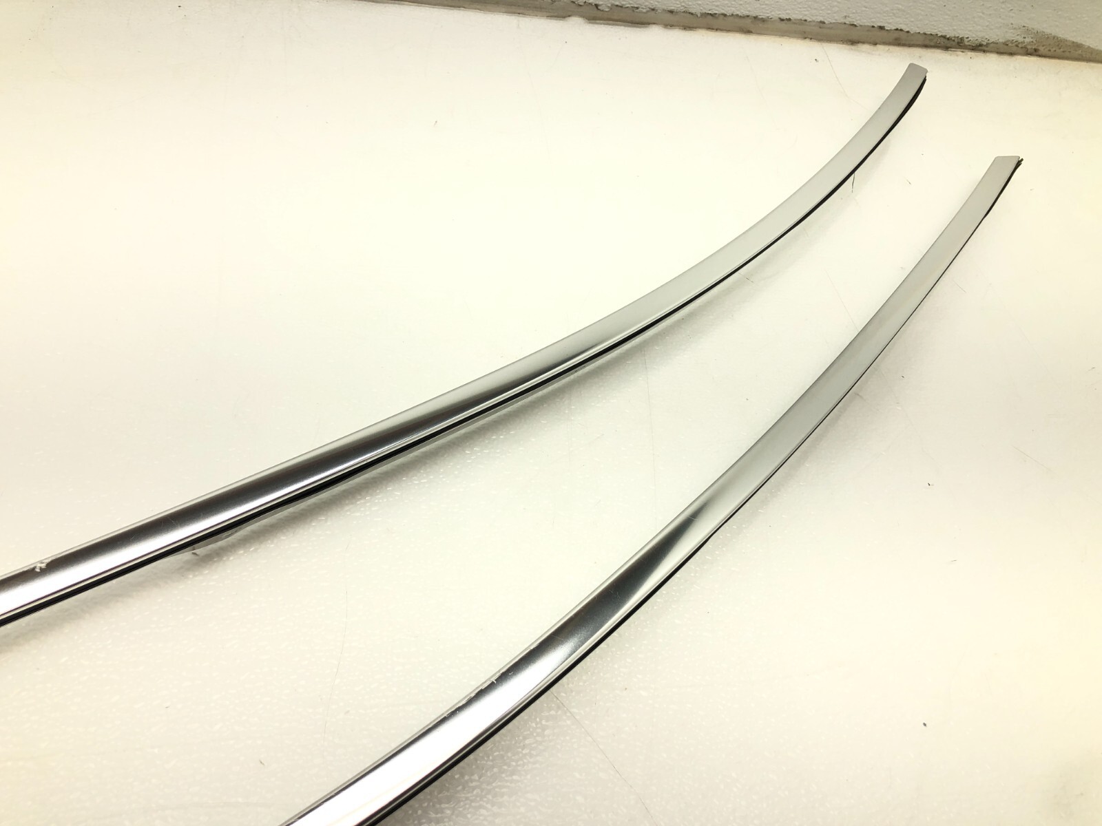 2014-2017 MASERATI GHIBLI LEFT RIGHT ROOF WINDOW MOLDING TRIM CHROME OEM.