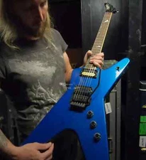 Very Rare Dime Dimebag Darrell Hamer From Hell Electric Guitar Special Inlay