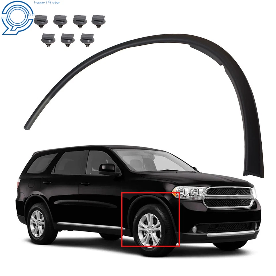 For 2011-2022 Dodge Durango Front Passenger Right RH Fender Flares Trim Moulding Foto 3 de 4