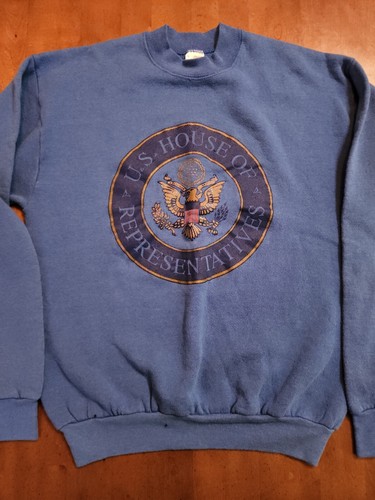 vtg blue crew neck fruit of the loom USA large fits medium. 