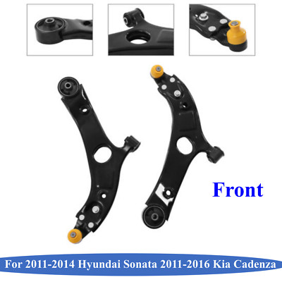 Pair For 2011-2014 Hyundai Sonata Front Lower Control Arm Ball Joint Assembly