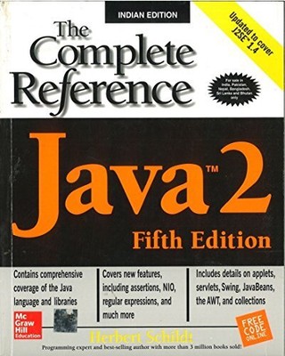 JAVA 2: THE COMPLETE REFERENCE, FIFTH EDITION By Herbert Schildt **Excellent**