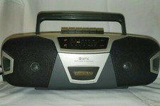 GPX BOOM BOX C840G Portable Black AM-FM Stereo Cassette Recorder NICE