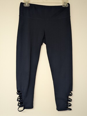 Threads 4 Thought ReActive Capri Leggings Women Blue S Recycled Materials