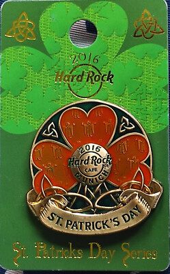 HRC Hard Rock Cafe Munich St Patricks Say 2016 Large Shamrock 3D LE150 OVP