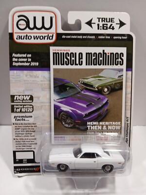 Auto World Muscle Machines 1:64 Scale 1970 DODGE CHALLENGER R/T Diecast 