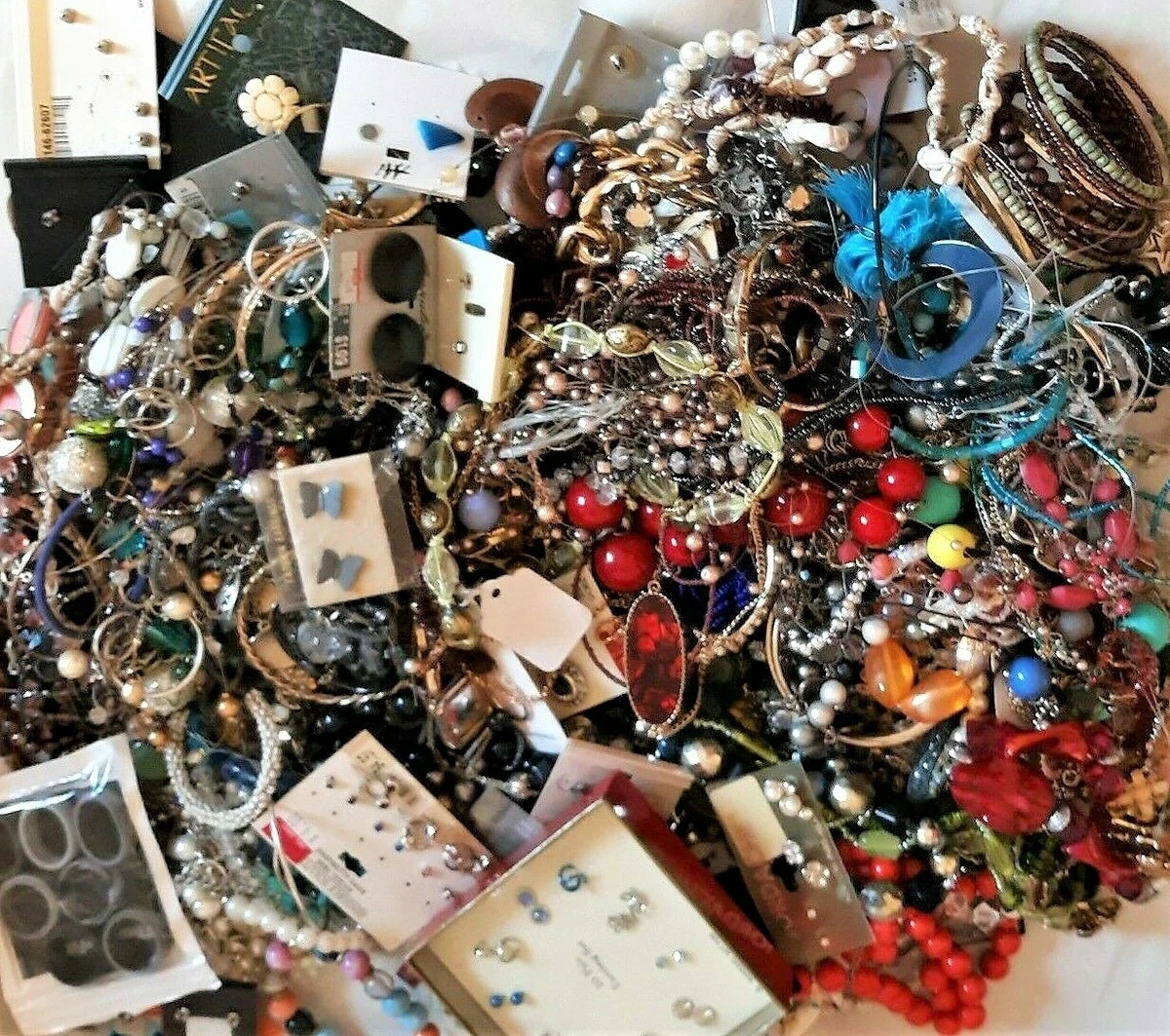mixed jewelry Lot crafts Antique