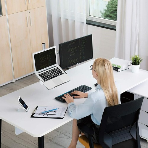 Thingy Club Dual Arm Monitor & Laptop Mount, Desk Mount Stand - Picture 18 of 19