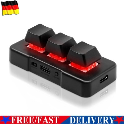 USB + 24 G Wireless + BT 3-Tasten-Mini-kundenspezifische mechanische Tastatur mi