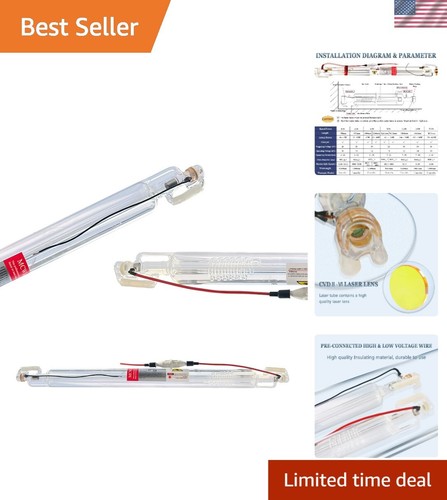 40W Laser Tube 700mm Length 50mm Diameter for CO2 Engraver Cutting Machine