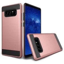 Shockproof Hybrid Hard Protective Slim Case Cover for Samsung Note 8 ROSE GOLD