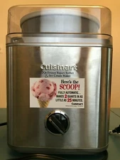 Cuisinart Pure Indulgence 2-Quart Frozen Yogurt Sorbet and Ice Cream Maker