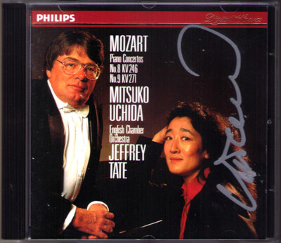 Mitsuko UCHIDA Signiert MOZART Piano Concerto No.8 9 Jaffrey TATE