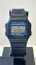 CASIO Digital Men's Classic Watch Illuminator Alarm Stopwatch F105 F105W New