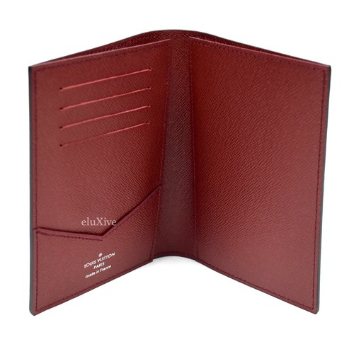 Neu mit Etikett Louis Vuitton VIP Geschenk Monogramm Reisepass Halter Geldbörse Bordeaux AUTHENTISCH - Bild 3 von 8