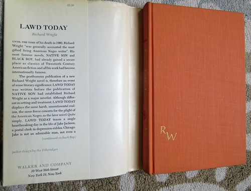 LAWD TODAY- RICHARD WRIGHT VINTAGE HC W DJ- PLIGHT 1963 AMERICAN NEGRO - Picture 2 of 4