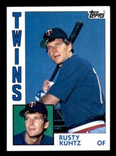 1984 Topps Baseball #598 Rusty Kuntz EX/MT