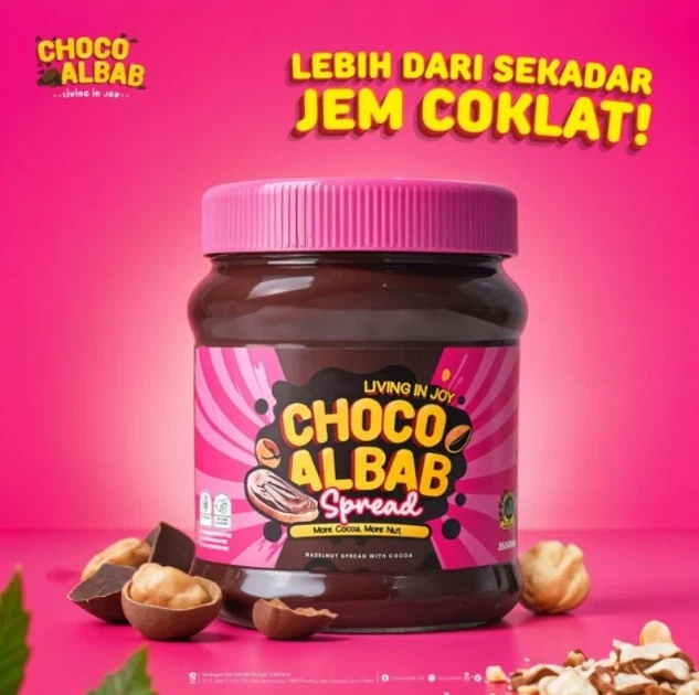 4x Avellanas para untar con cacao de Choco Albab chocolate para untar avellanas 350 g Foto 3 de 4