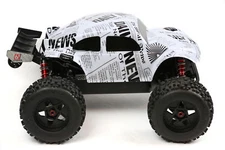 Custom Buggy Body Newspaper Styl for ARRMA Outcast Notorious 1/8 Car Cover Shell
