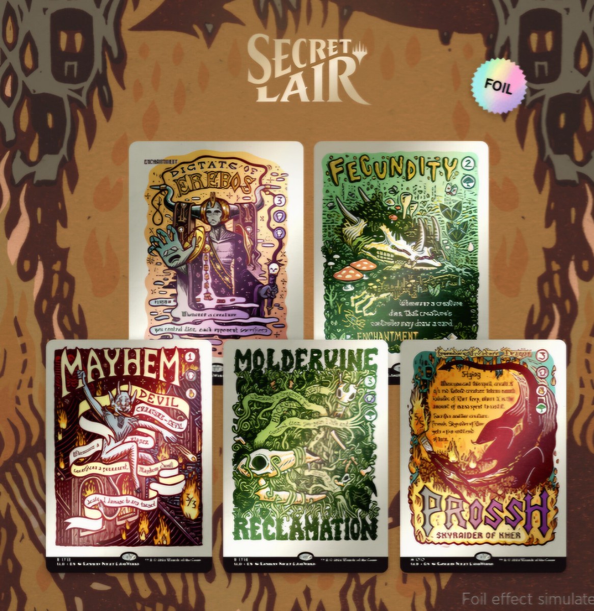 MTG Secret Lair Prints of Darkness Rainbow Foil Edition | eBay MTG Secret Lair Prints of Darkness Rainbow Foil Edition | eBay