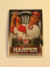 2011 Bowman Chrome Exclusives Prospect Silver Refractor SP Bryce Harper XRC
