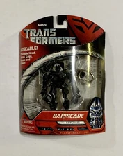 NIB Transformers Barricade Poseable Figure/Keychain #1267 Hasbro Basic Fun 2007