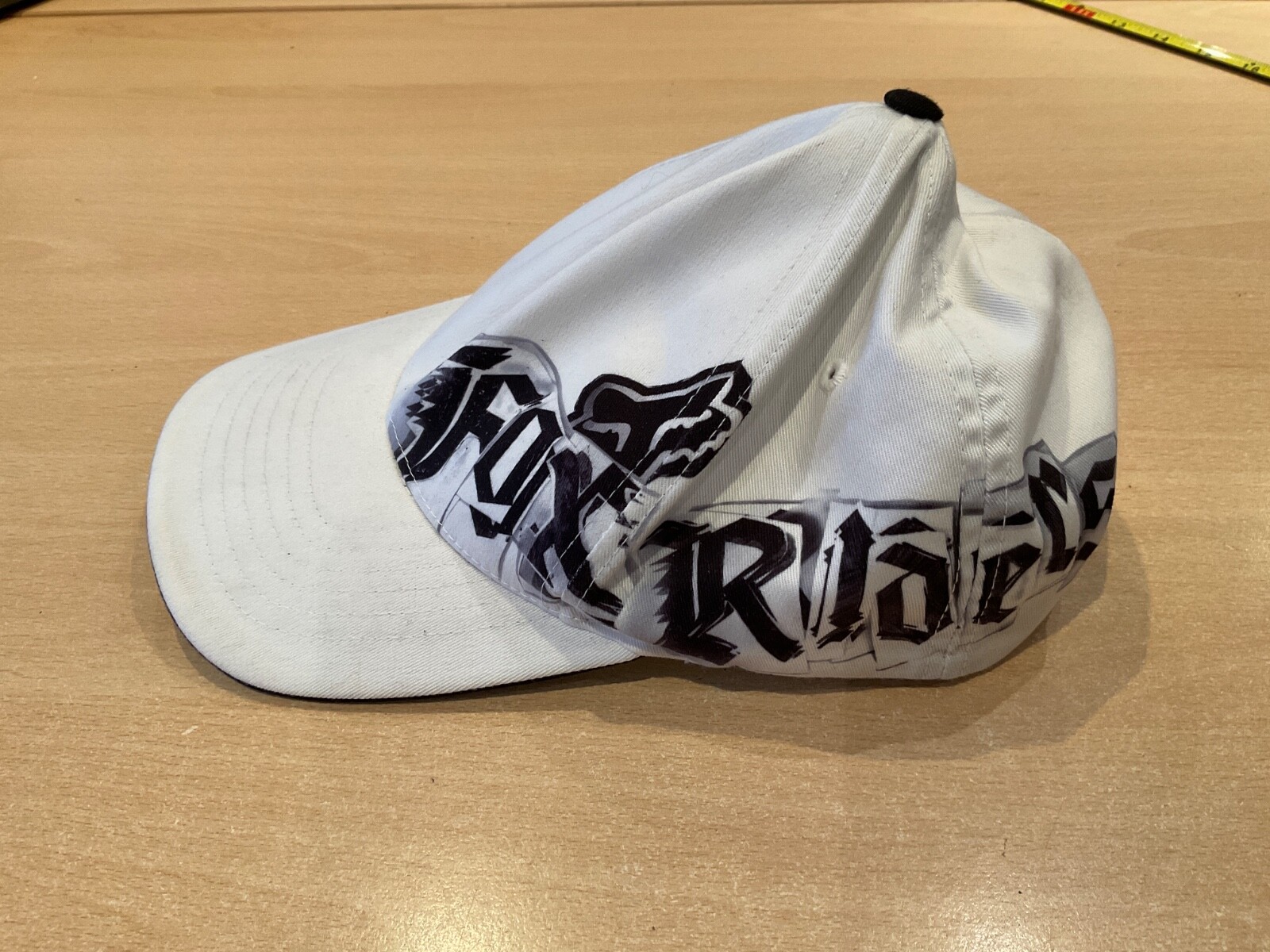 FOX RIDERS BASEBALL CAP ADJSUTABLE HAT BLACK WHIT… - image 1