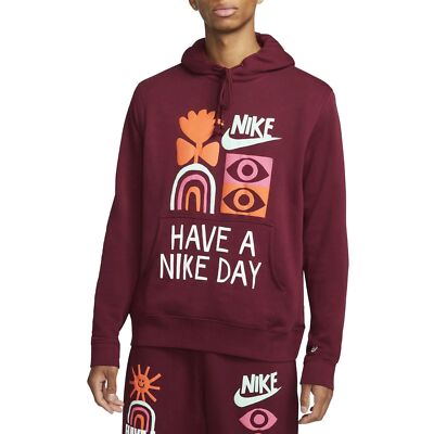 nike sportswear french terry pullover hoodie