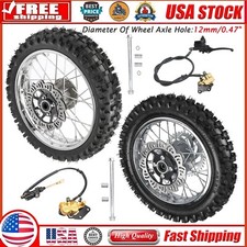 Kit de ruedas delanteras traseras 80/100-12 60/100-14 12"" 14"" para 90cc 110cc 125cc CRF70