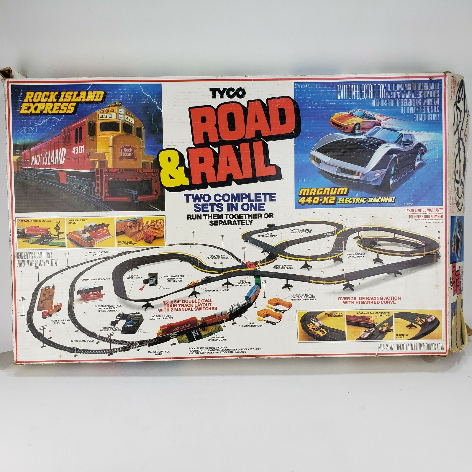 tyco road and rail set