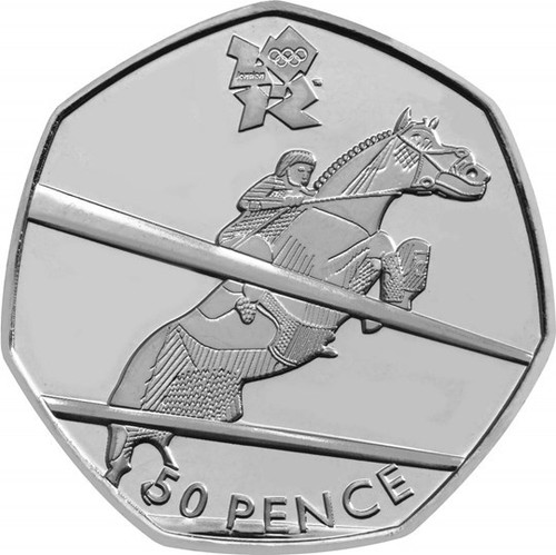 London Olympic 2012 50p Coins - Triathlon Football Judo Wrestling - FREE POSTAGE - Picture 11 of 32