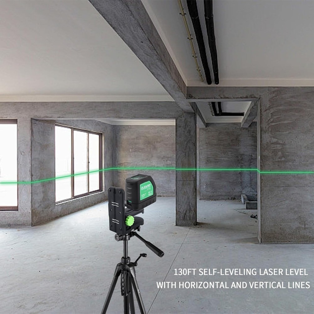 Laser Level,Cross Line Laser, 33ft/10m Green Laser for Indoor Windows, Doors etc