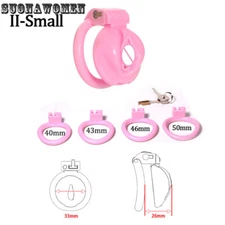 Cage Chastity Device with Ring Small Dick Lock Ring Chastity Belt Chastity Cage