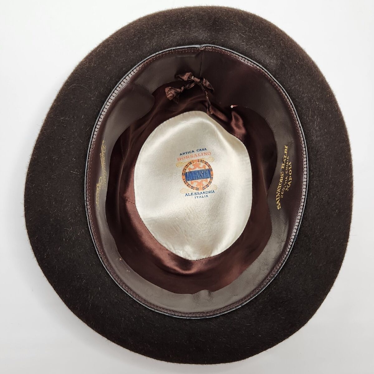 Vintage Borsalino Grand Prix Paris 1900 Alessandria Fedora Vintage Borsalino Grand Prix Paris 1900 Alessandria Fedora
