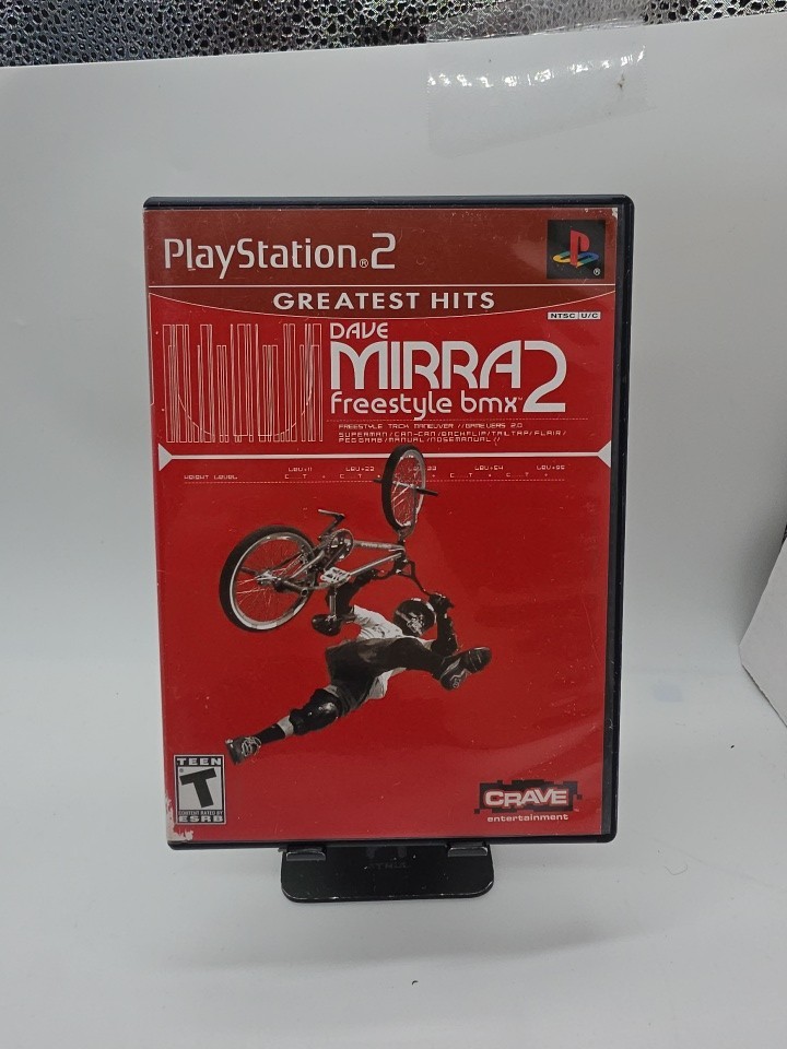 Dave Mirra 2 Freestyle BMX PS2 PlayStation 2 Great Disc Greatest