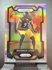 2023 Panini Prizm #385 Broderick Jones Silver