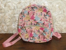 Disney Princess Mini Backpack Pink Bag Belle Ariel Snow White Aurora Pocahontas