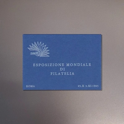 Italien 1985 Briefmarkenausstellung ITALIA´85 Block 1 postfrisch Markenheftchen - Bild 1 von 3
