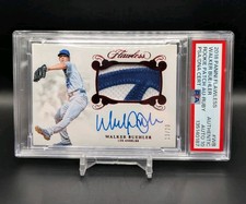 Walker Buehler 2018 Panini Flawless Rookie Patch Auto Ruby /20  PSA Auto 10 