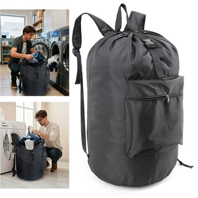 Large Backpack Laundry Bag Clothes Organizer Heavy Duty Buckle & Straps 40x73CM