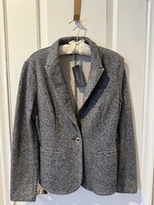 Tommy Hilfiger Navy Fitted Blazer w/Elbow Patches -- Women's Size 4