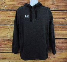 UNDER ARMOUR Men's Accelerate Off-Pitch Fitted Hoodie Size L Black 1356763 NWT