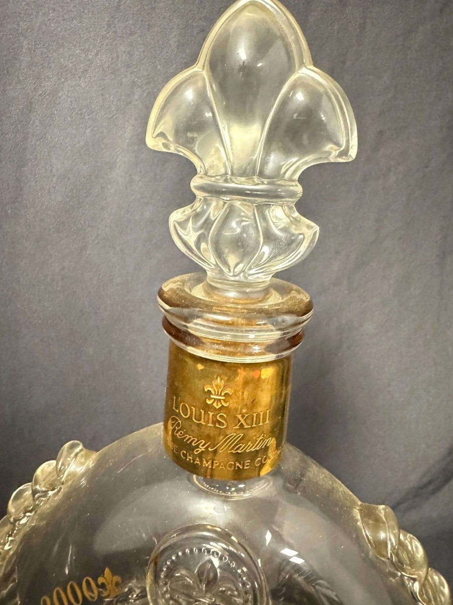 Baccarat Crystal Remy Martin Louis XIII Cognac Empty Bottle