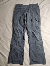 Kuhl Freeflex Roll Up Pants Womens Sz 10 Ocean Blue Lightweight Hiking 6326 NEW