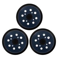 3 Pcs Sanding Disc Pad 5-in 125mm 4 Eyes Sanding Pad Compatible for w/ BO5041 M9