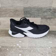 Diadora Mythos Blushield Vigore 3 Womens Shoe Sz 9.5 Running Black White Sneaker